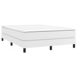 Sommier � ressorts - mothinessto - ly0325 - similicuir - 140x200 cm - blanc