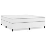 Sommier � ressorts de lit - dbaiyi - ddis - blanc - 180x200 cm - similicuir