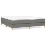 Sommier à ressorts - omabeta - m23900 - tissu 100% polyester - 180x200 cm - gris foncé Sommier à ressorts - omabeta - m23900 - tissu 100% polyester - 180x200 cm - gris foncé