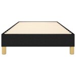 Sommier � ressorts de lit - mothinessto - noir - 90x190 cm - tissu