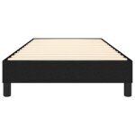 Sommier � ressorts de lit noir 80x200 cm tissu mothinessto