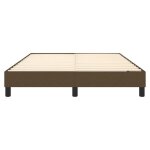 Sommier à ressorts - mothinessto - marron foncé - 140x200 cm - tissu 100% polyester - pieds inclus Sommier à ressorts - mothinessto - marron foncé - 140x200 cm - tissu 100% polyester - pieds inclus