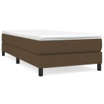 Sommier  ressorts - salalis - dp37297 - marron fonc - 90x190 cm - tissu 100% polyester
