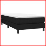 Sommier  ressorts - v geby - noir - 90x200 cm - tissu 100% polyester - stabilit optimale