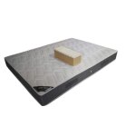 Adrien - solide et confortable sommier tapissier pieds en 18 cm - 90x190 - 13 lattes - montage rapide ...