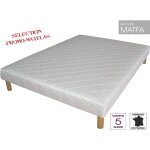 Sommier tapissier  ressorts 160 x 200 + jeu de 4 pieds offerts: