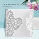Cartes de mariage personnalises - sonew - 10 pices - linge blanc