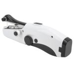 Machine � coudre portative - sonew - double aiguille - blanc - assist�
