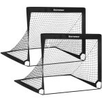 Songmics lot de 2 cage de football pour enfants pliable filet de football tissu oxford et polyester