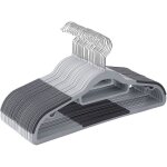Songmics lot de 30 cintres en plastiquelongueur de 42 cm gris crp20g30
