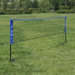 Songmics 400 x 155 x 103 cm filet de loisirs r�glable en hauteur filet de badminton volley - ball tennis ...