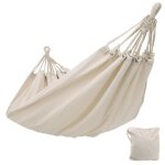 Songmics hamac de voyage respirant portable 210 x 150 cm charge maximale 300 kg gdc15m