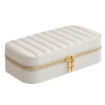 Songmics home boîte à bijoux de voyage anah collection petit coffre à accessoire avec miroir blanc nuage ... Songmics home boîte à bijoux de voyage anah collection petit coffre à accessoire avec miroir blanc nuage ...