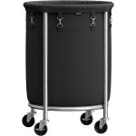 Songmics panier à linge avec roulettes 110l chariot linge sale corbeille 4 roulettes et 2 freins noir ... Songmics panier à linge avec roulettes 110l chariot linge sale corbeille 4 roulettes et 2 freins noir ...