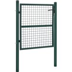 Songmics portillon de jardin en acier galvanis� portail de jardin porte de cl�ture avec serrure poign�e ...