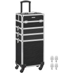 Valise de maquillage professionnel 4 - en - 1 - songmics - xxl - verrouillable - roulettes à 360° - noir ... Valise de maquillage professionnel 4 - en - 1 - songmics - xxl - verrouillable - roulettes à 360° - noir ...