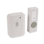Sonnette carillon sans fil 1 emetteur bouton porte Sonnette carillon sans fil 1 emetteur bouton porte