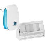 Sonnette / d�tecteur de mouvement - infactory - sans fil - 180� - 80 db - blanc