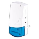 Sonnette mobile sans fil - pearl - carillon lumineux - 32 m�lodies - port�e 100m - alimentation par pile ...