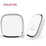 Sonnette de porte carillon sans fil el�ctrique etanche � 280 m�tres de port�e (blanc)