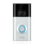 Sonnette vid�o - ring - video doorbell 2 - sans fil - rechargeable usb - gris