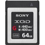 Carte xqd - sony - g series - 64 go - garantie originale - neuf dans emballage dorigine