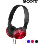 Casque arceau - sony - mdr - zx310r - rouge - filaire - suppresseur de bruit actif