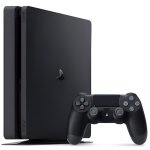 Console de salon - sony - ps4 slim - 1 to - noir - 2 manettes max