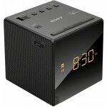 Sony icf - c1 radio - r�veil cube noir fm - am avec sillage graduel et alarme simple