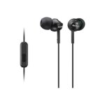 Sony mdr - ex110ap couteurs avec micro intra - auriculaire filaire jack 35mm noir