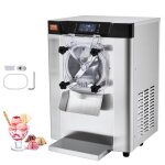 Sorbetire commerciale rendement - vevor - 12 l - h turbine  glace 1295 w saveur unique - refroidissement ...