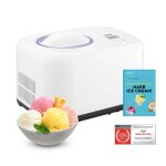 Sorbetire lectrique capacit 1l crmes glaces sorbets - 100w - turbine  glace blanc