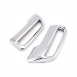 Sortie d�chappement embout d�flecteur d�chappement pot en plastique chrome abs brillant 2 pi�ces pour ...