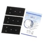 Sos accessoire lot de 3 filtres mousse pour s�che - linge 481010716911 bauknecht kitchenaid laden maytag ...