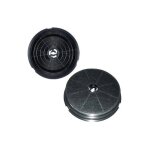 Sos accessoire lot de deux filtres charbon rond type 180 cr300 190x40 mm pour hotte ariston hotpoint ...