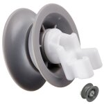 Sos accessoire roulette de panier sup�rieur pour lave - vaisselle 00611666 bosch gaggenau junker neff ...