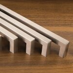Sotech lot de 10 poignes de meubles e8 en acier inoxydable entraxe 96 mm poignes de cuisine