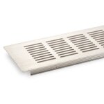 Sotech grille de ventilation aspect inox 500 x 80 mm tôle perforée grille perforée tôle alvéolaire Sotech grille de ventilation aspect inox 500 x 80 mm tôle perforée grille perforée tôle alvéolaire
