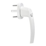 Sotech poignée de fenêtre avec bouton poussoir et grille 45° 28 x 151 x 62 mm aluminium blanc poignée ... Sotech poignée de fenêtre avec bouton poussoir et grille 45° 28 x 151 x 62 mm aluminium blanc poignée ...