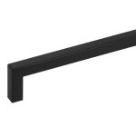 Sotech poigne de meuble e8 entraxe 320 mm en acier inoxydable noir mat