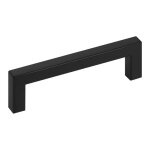 Sotech poigne de meuble e8 entraxe 96 mm en acier inoxydable noir mat