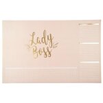 Sous main en papier lady boss 50cm rose Sous main en papier lady boss 50cm rose
