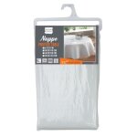 Sous nappe prot�ge table bulgo 140x140cm blanc