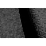 Sous nappe pvc noir graphite effet bulgomme ? ovale 140 x 220 cm - largeur 140 cm - roulé sur tube en ... Sous nappe pvc noir graphite effet bulgomme ? ovale 140 x 220 cm - largeur 140 cm - roulé sur tube en ...