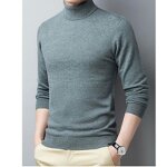 Sous pull homme laine col roulé en tricot slim fit pullover chaud manches longues couleu unie automne ... Sous pull homme laine col roulé en tricot slim fit pullover chaud manches longues couleu unie automne ...