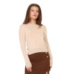 Sous - pull en maille fine avec col rond. pour femme - pulls - la modeuse