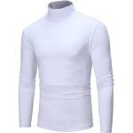 Sous - v�tement thermique homme col montant manches longues blanc - iixpin