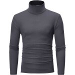 Sous - vêtement thermique homme col montant manches longues gris - iixpin Sous - vêtement thermique homme col montant manches longues gris - iixpin