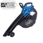 Souffleur / aspirateur et broyeur sans fil bc - blv720 - x - 2 poignes + sangle - scheppach 20v ixes ...