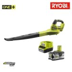 Pack ryobi souffleur 18v one + obl1820s - 1 batterie 5. 0ah lithiumplus - 1 chargeur rapide 2. 0ah rc18120 ...